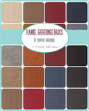 Flannel Gatherings Basics Plaid Pumpkin 49341 19F by Primitive Gatherings- Moda-1/2 Yard