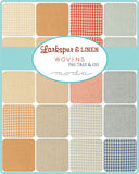 PREORDER Larkspur and Linen Wovens Charm Pack 12226PP by Fig Tree- Moda