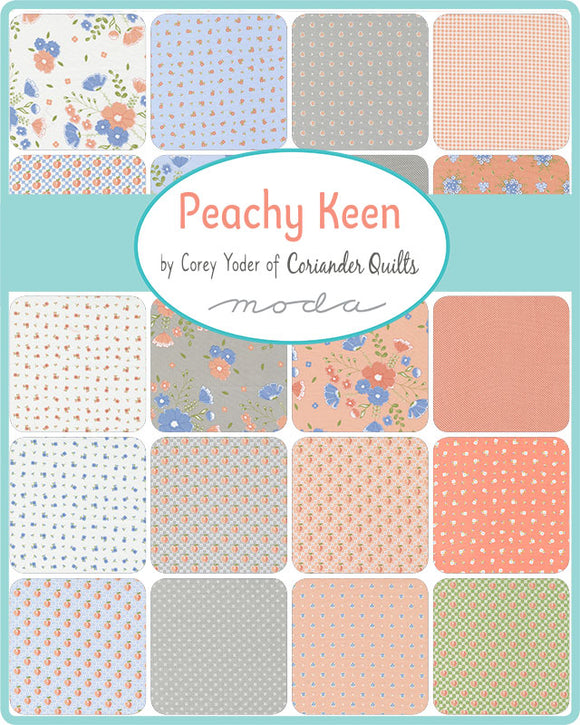 Peachy Keen One Yard Bundle  by Corey Yoder- Moda- 34 prints