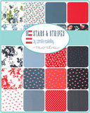 PREORDER Stars & Stripes Charm Pack 55360PP by Camille Roskelley- Moda