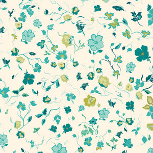 Joie de Clair Lagoon BLC31102 from Bloomcore by Art Gallery Fabrics- 1/2 Yard