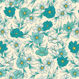 Tinted Blooms Lagoon BLC31107 from Bloomcore by Art Gallery Fabrics- 1/2 Yard