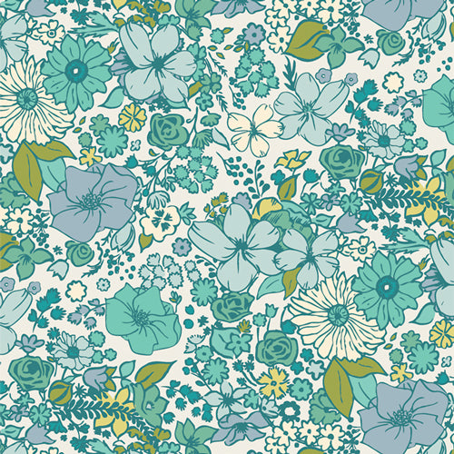 Fashion Scent Lagoon BLC31108 from Bloomcore by Art Gallery Fabrics- 1/2 Yard