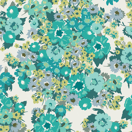 Wild Flora Lagoon BLC31109 from Bloomcore by Art Gallery Fabrics- 1/2 Yard