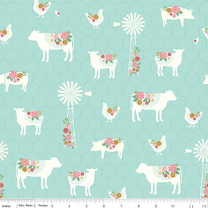 Sweet Acres Farm C13211-SONGBIRD by Beverly McCullough for Riley Blake Designs -1 yard
