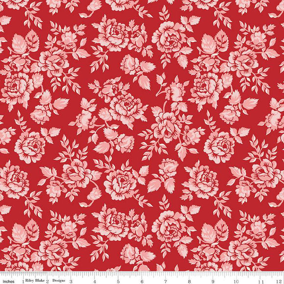 Home Town Parry Schoolhouse Red  C13580-SCHRED by Lori Holt of Bee in My Bonnet -Riley Blake Designs- 1/2 Yard