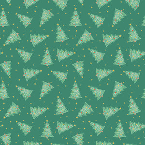 Holiday Cheer  Trees C13612-GREEN by My Mind's Eye- Riley Blake Designs