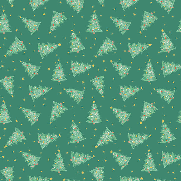 Holiday Cheer  Trees C13612-GREEN by My Mind's Eye- Riley Blake Designs