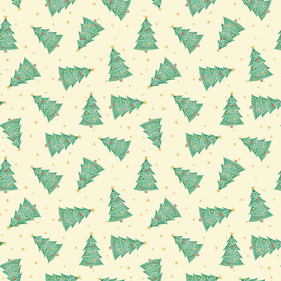 Holiday Cheer  Trees C13612-VANILLA by My Mind's Eye- Riley Blake Designs