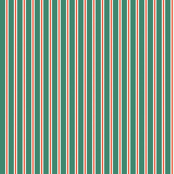 Holiday Cheer Stripes C13617-GREEN by My Mind's Eye- Riley Blake Designs