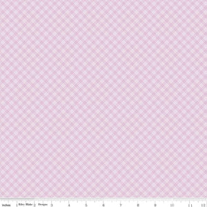 Bunny Trail Plaid C14256-LILAC by Dani Mogstad for Riley Blake Fabric- 1/2 YARD