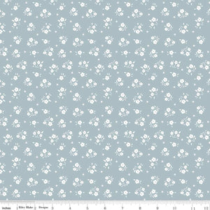 American Beauty Ditsy C14446-STORM by Dani Mogstad for Riley Blake Fabric- 1/2 YARD