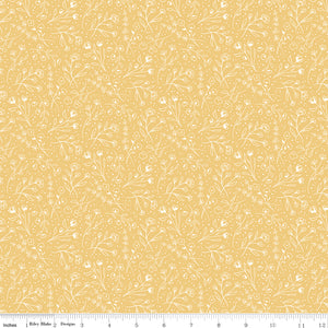 Albion Wildflowers C14594-YELLOW by Amy Smart for  Riley Blake Designs- 1/2 yard