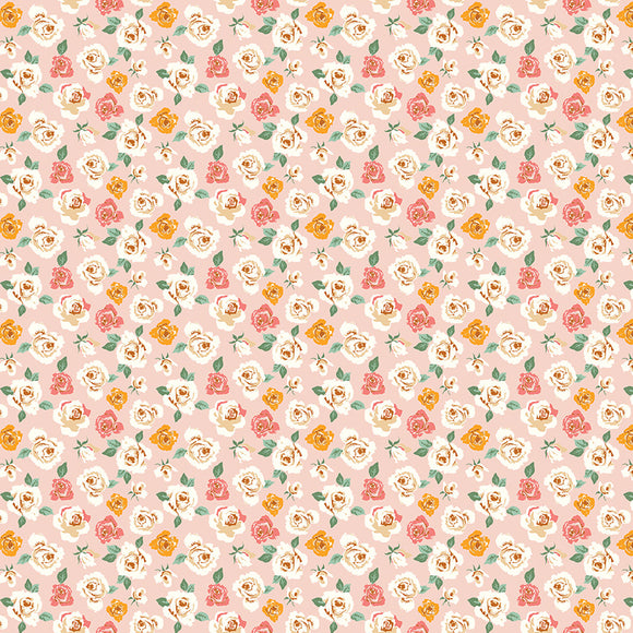 BloomBerry Tiny Roses C14601-BLUSH by Riley Blake Designs- 1/2 Yard