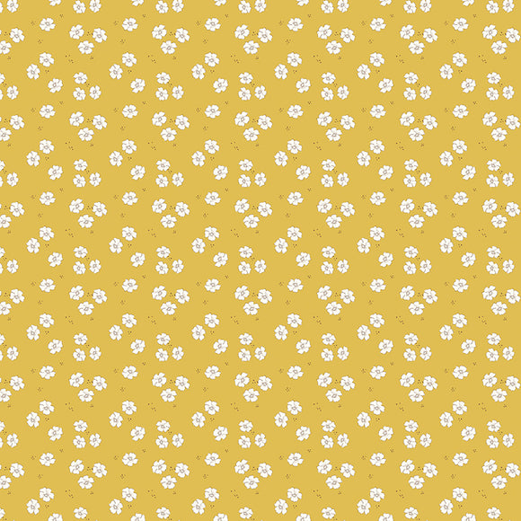 BloomBerry Flower Bed C14604-YELLOW by Riley Blake Designs- 1/2 Yard