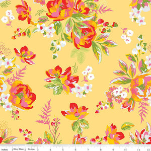 Picnic Florals Main C14610-YELLOW by My Mind's Eye- Riley Blake Designs- 1/2 yard