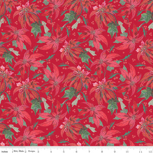 Merry Little Christmas Main C14840-RED by My Mind's Eye- Riley Blake Designs- 1/2 Yard