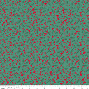 Merry Little Christmas Holly C14845-PINE by My Mind's Eye- Riley Blake Designs- 1/2 Yard