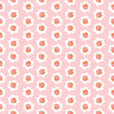 Peach Cobbler Tea Tin Rose C17423-PINK by Lily Ashbury- Riley Blake Designs- 1/2 Yard