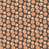 Frank and Friends Pumpkins C17472-CHARCOAL by My Mind's Eye- Riley Blake Designs- 1/2 Yard