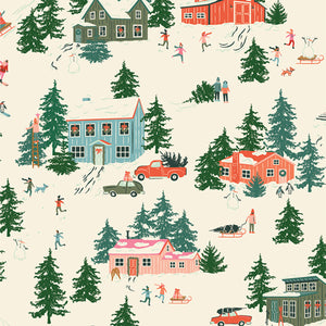 Merry Town CCA258900 from Christmas at the Cabin by Art Gallery- 1/2 Yard