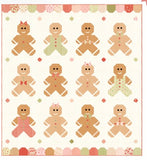 PREORDER Ginger & Jolly Quilt Kit using December Darling by Heather Briggs- Moda- 67 X 75"