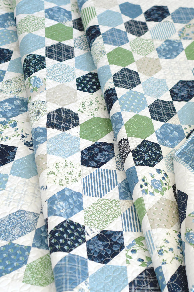 Coastal Quilt Kit in Shoreline by Camille Roskelley - Moda ...