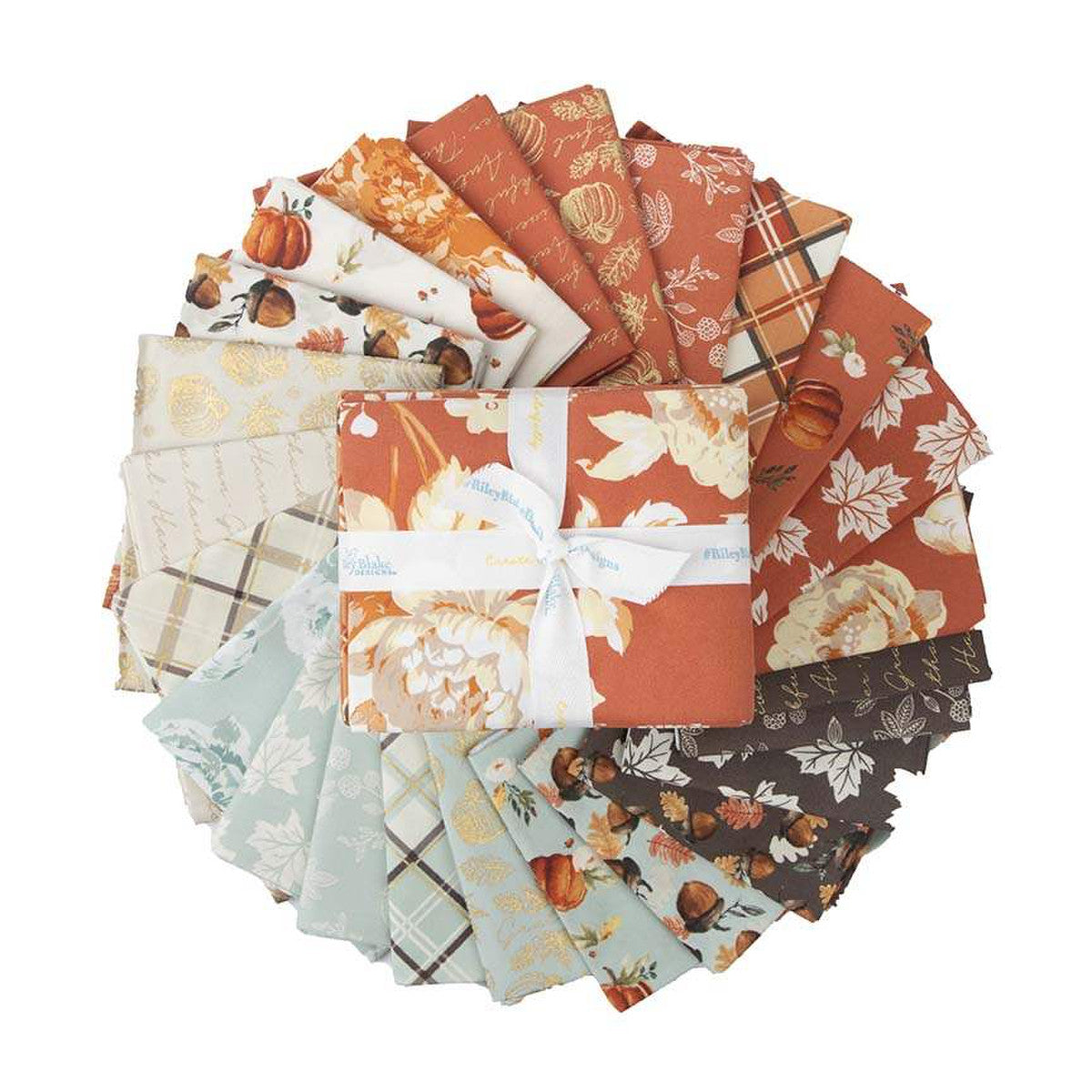 Shades of Autumn Fat Quarter Bundle -Riley Blake Designs- 24 Prints –  HandmadeIsHeartmade