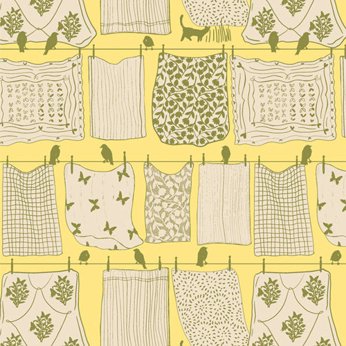 Clothesline Breeze FRE322314 from Fresh Linen designed by Katie O'Shea for  Art Gallery Fabrics-1/2 Yard