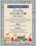 PREORDER Family Reunion Quilt Kit using Family Reunion by Lori Holt-75 1/2  X 90 1/2"
