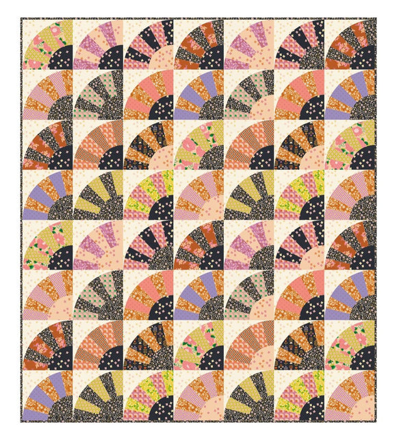 Blooming Fan Quilt Kit By  Ruby Star Society- Moda- 56 X 64