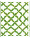 Luck of the Irish Quilt Kit - Irish Chain Quilt in Coriander Quilts fabric - Free pattern