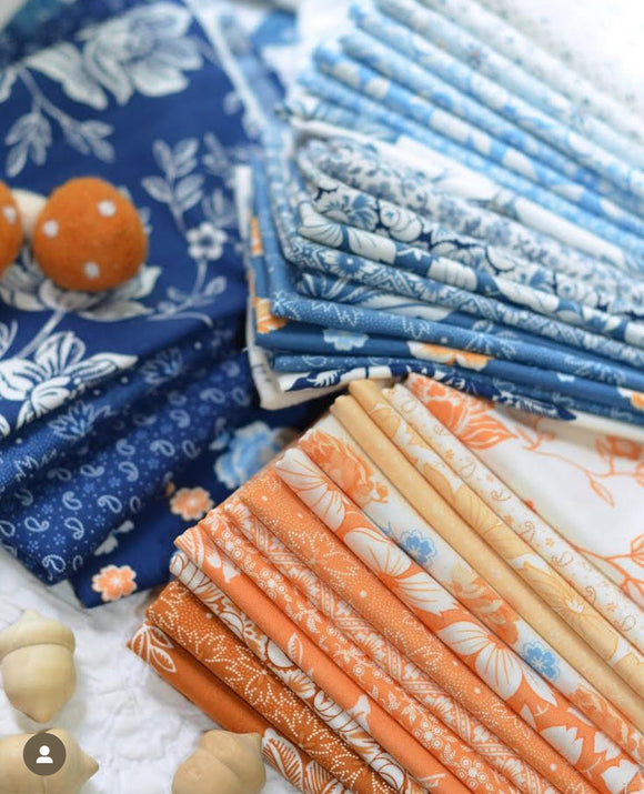 PREORDER Denim and Daisies Fat Quarter Bundle - 34 prints by Fig Tree and Co