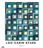 Log Cabin Stars Quilt Kit or FQB in Ruby Star Society 63x74 Pattern Not Included