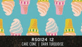 PREORDER 108" Sparkle Mart Cake Cone Dark Turquoise RS0124 12 by Melody Miller for Ruby Star Society -1/2 Yard