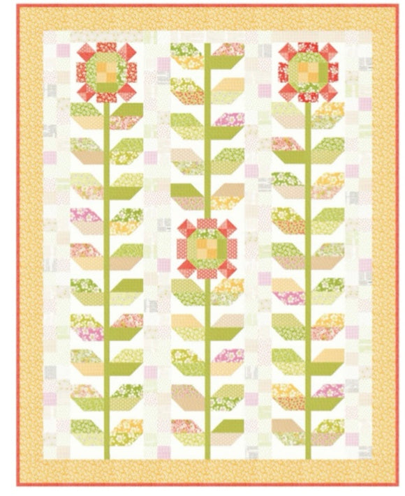PREORDER Maisy Daisies Quilt Kit using Summers End by Fig Tree- Moda -56