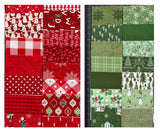 Christmas Fabric Swap - Red Rainboots Handmade - 5 yards total