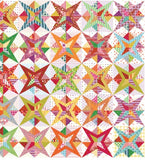 PREORDER Shooting Star Tempter Quilt Kit using Lollie Jar by Jen Kingwell for Moda- 60" X 60"