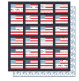 PREORDER More Stars and Stripes Pattern TB306 by Camille Roskelley- Moda - 73" X 84"