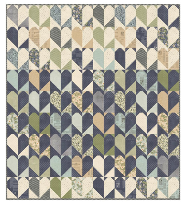 PREORDER Achy Breaky Quilt Kit using True Love by Lella Boutique- Moda-64