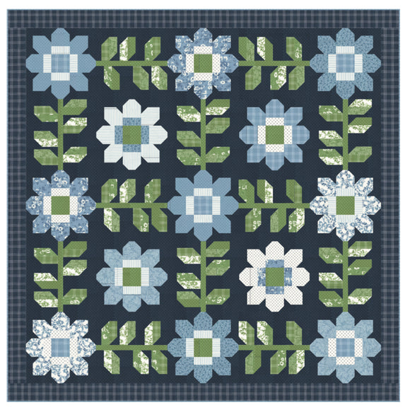 PREORDER Edelweiss Quilt Kit in Nantucket Summer by Camille Roskelley -