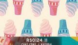 PREORDER 108" Sparkle Mart Cake Cone Natural RS0124 11 by Melody Miller for Ruby Star Society -1/2 Yard