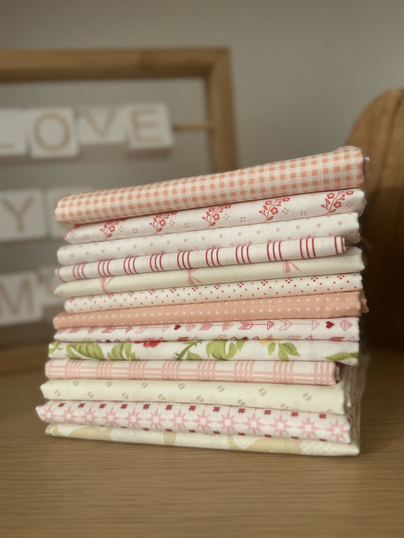 Sweet Romance Fat Quarter Bundle - 13 prints