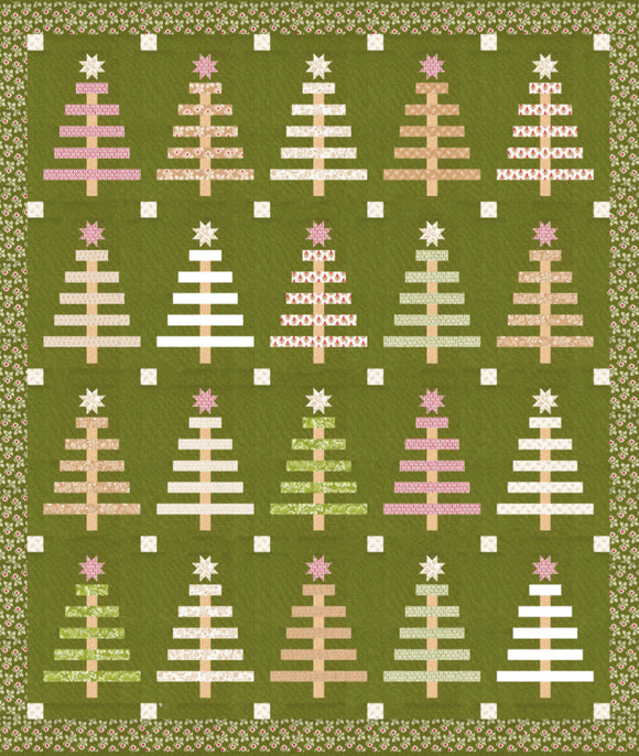 PREORDER Yuletide Spruce Quilt Kit by Fig Tree - Moda- 60