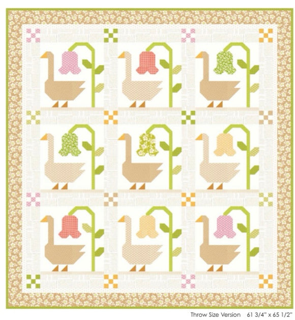 PREORDER Gertrude Quilt Kit using Summers End by Fig Tree- Moda -61 3/4