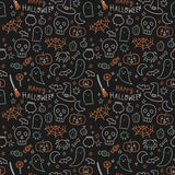 Frank and Friends Icons Glow in the Dark GC17476-BLACK by My Mind's Eye- Riley Blake Designs- 1/2 Yard