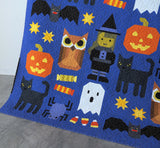 Happy Halloween Quilt Kit by Elizabeth Hartman- 70 X 86"