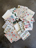 Low Volume Christmas Bundle of 16 prints - Classic Christmas or Sing Loud for all to Hear FQB or Chamomile Quilt Kit