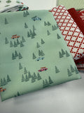 Holly Berry and Mint Christmas Fat Quarter Bundle - 16 prints