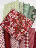 Holly Berry and Mint Christmas Fat Quarter Bundle - 16 prints